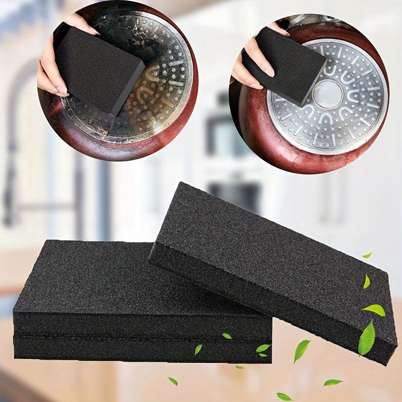 2pcs Silicon Carbide Sponge Rust and Sand Remover Scrubber for Pots and Pans