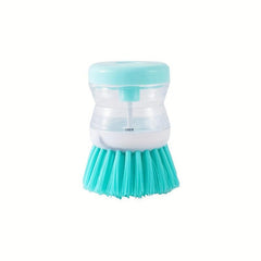 Pot Brush With Soap Dispenser Kitchen Cleaning Brush