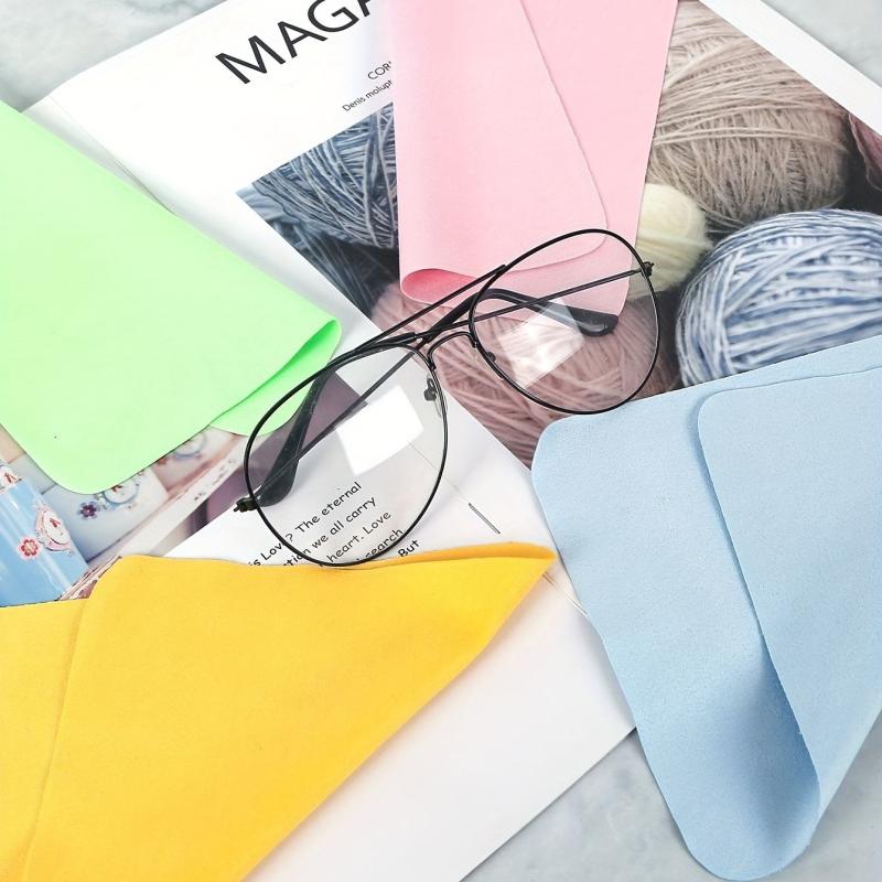 10pcs Ultra-fine Fiber Cleaning Cloths for Glasses, Cell Phones, Screens
