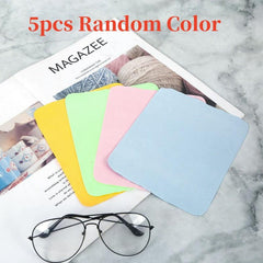 10pcs Ultra-fine Fiber Cleaning Cloths for Glasses, Cell Phones, Screens