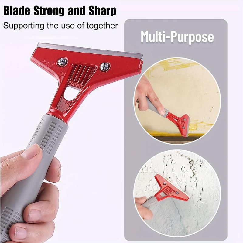 Adhesive Removal Blade Scraper Safe for Glass Floor & Window
