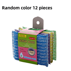 8pcs Kitchen Sponge Cleaning Cloth Rag Scrub King Cleaning Brush