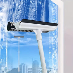 81 Squeegee Window Cleaner 2 In 1 Extension Pole Cleaning Window Brush
