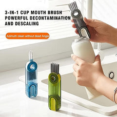 3pcs 7.62cm Multifunctional Cleaning Brush Cup Lid Crevice Cleaning Tools