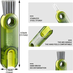 3pcs 7.62cm Multifunctional Cleaning Brush Cup Lid Crevice Cleaning Tools