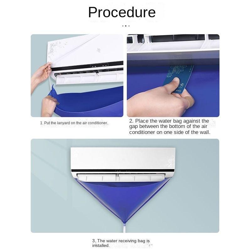 3pcs Household Air Conditioner Cleaning Water Collecting Tool Set