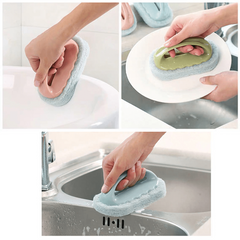 1pc Cleaning Brush Sponge Eraser Cleaner Sponges for Kitchen Bathroom