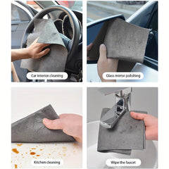 Magic Glass Wiping Rags 10pcs Thin Cleaning Cloths