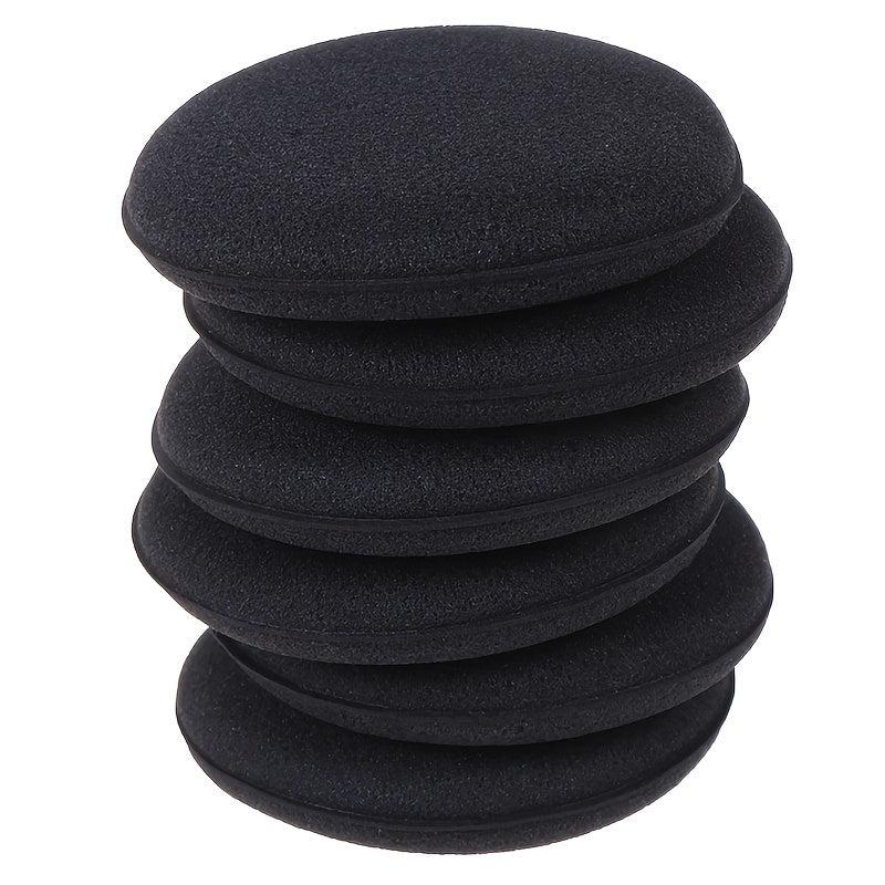 12pcs Round Car Wash Sponge Car Cleaning Scrubbing Microfiber Polishing Pads