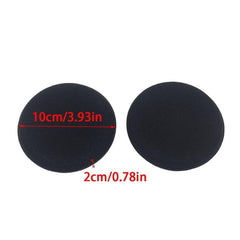 12pcs Round Car Wash Sponge Car Cleaning Scrubbing Microfiber Polishing Pads