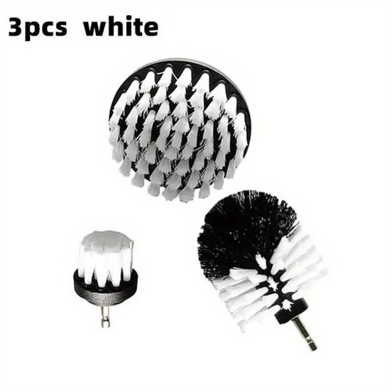 3pcs Drill Brush Set Power Scrubber Cleaning Kit With Extend Attachment