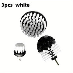 3pcs Drill Brush Set Power Scrubber Cleaning Kit With Extend Attachment