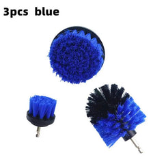 3pcs Drill Brush Set Power Scrubber Cleaning Kit With Extend Attachment