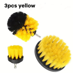 3pcs Drill Brush Set Power Scrubber Cleaning Kit With Extend Attachment