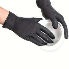 100pcs Disposable Nitrile Gloves Powder Waterproof Anti Gloves