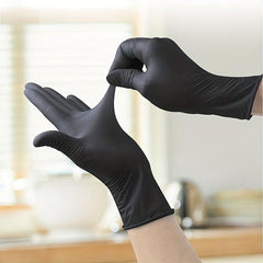 100pcs Disposable Nitrile Gloves Powder Waterproof Anti Gloves
