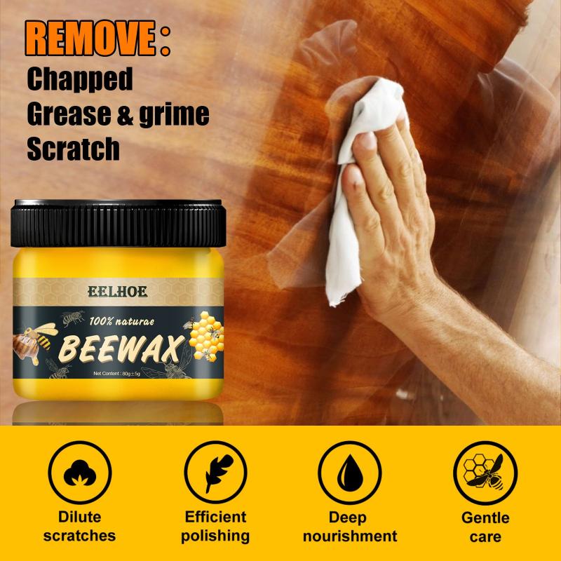 Natural Beeswax Wood Floor Maintenance Furniture Care Polishing