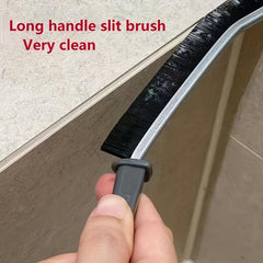 Groove Cleaning Brush Long Handle Hard Bristle Multifunctional Crevice Brush
