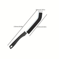 Long Handle Hard Bristle Groove Cleaning Brush Window Door Thin Detailing Brush