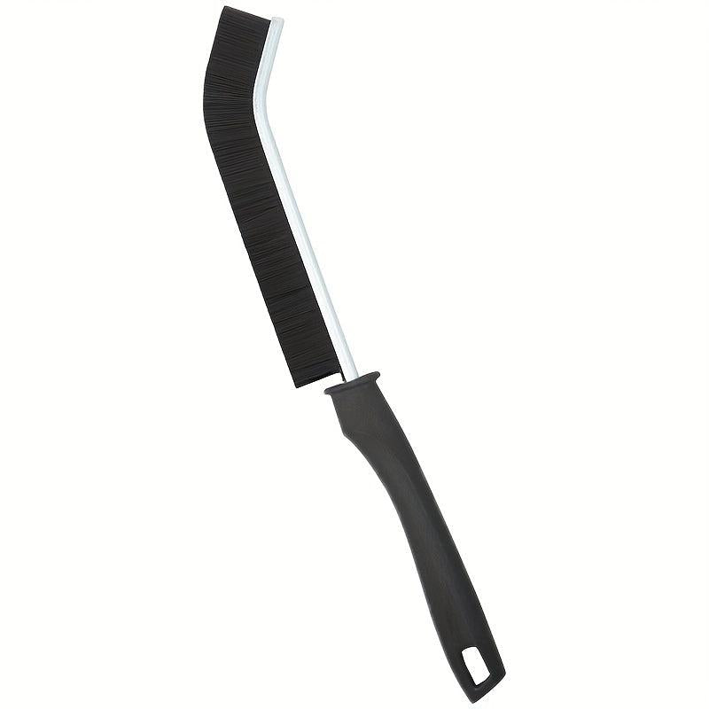 Long Handle Hard Bristle Groove Cleaning Brush Window Door Thin Detailing Brush