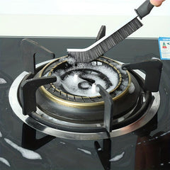 Long Handle Hard Bristle Groove Cleaning Brush Window Door Thin Detailing Brush