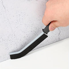 Long Handle Hard Bristle Groove Cleaning Brush Window Door Thin Detailing Brush