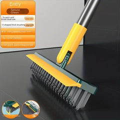 3-In-1 Triangle Scrub Brush with Long Handle