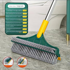3-In-1 Triangle Scrub Brush with Long Handle