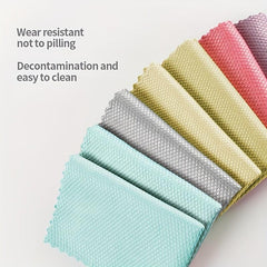 50pcs Nanoscale Cleaning Cloth Fish Scale Microfiber Cleaning Cloth Set