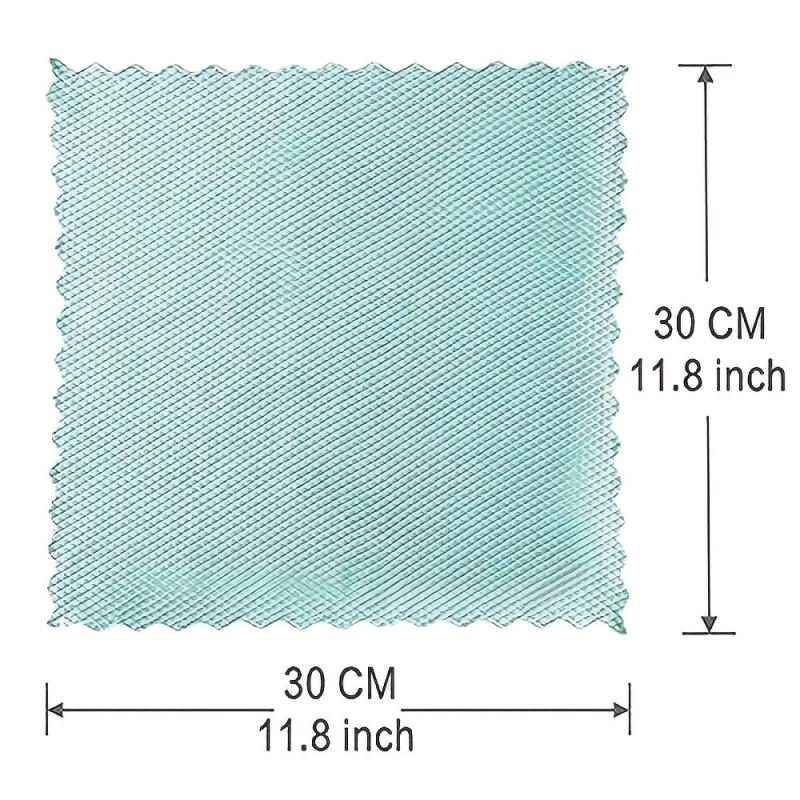 50pcs Nanoscale Cleaning Cloth Fish Scale Microfiber Cleaning Cloth Set