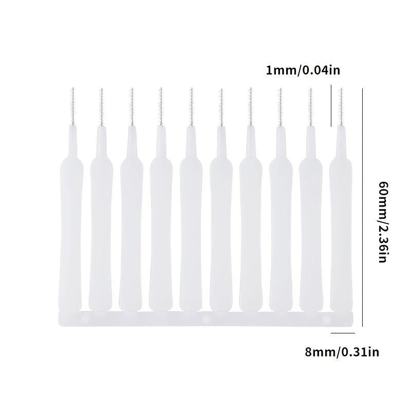 10pcs Small Brushes In a Bag Mobile Phone Hole Cleaning Household Tool