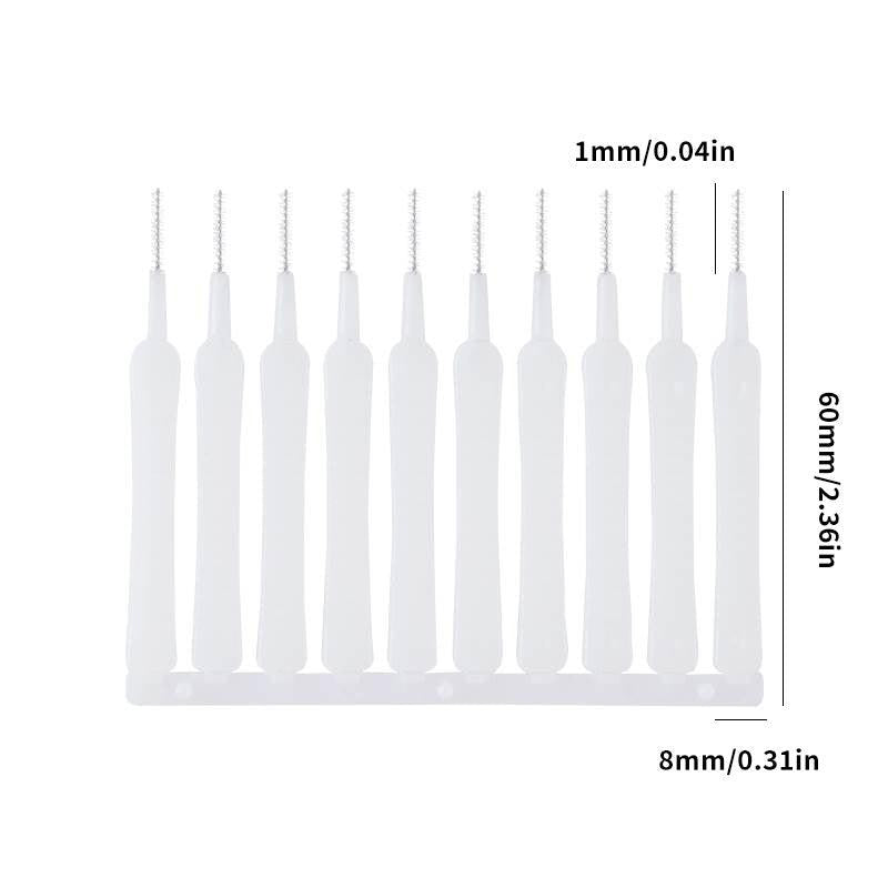 10pcs Small Brushes In a Bag Mobile Phone Hole Cleaning Household Tool