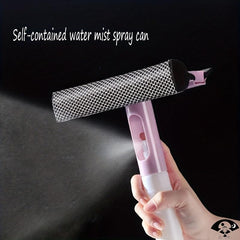 3 in 1 Glass Cleaner Water Spray Brush Window Wiper