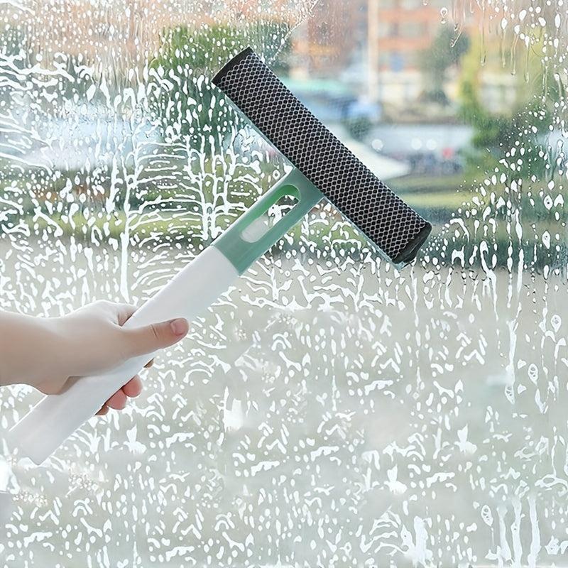 3 in 1 Glass Cleaner Water Spray Brush Window Wiper