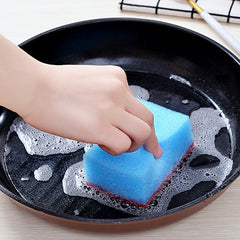 10pcs Colorful Kitchen Cleaning Sponge Wipe Dishwashing Sponge Scouring Pad