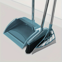 3pcs Stainless Steel Broom Set Broom Dustpan Squeegee Combo 100