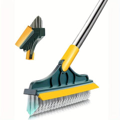 2 In 1 Floor Brush Grout Brush Scrub Brush With Scraper