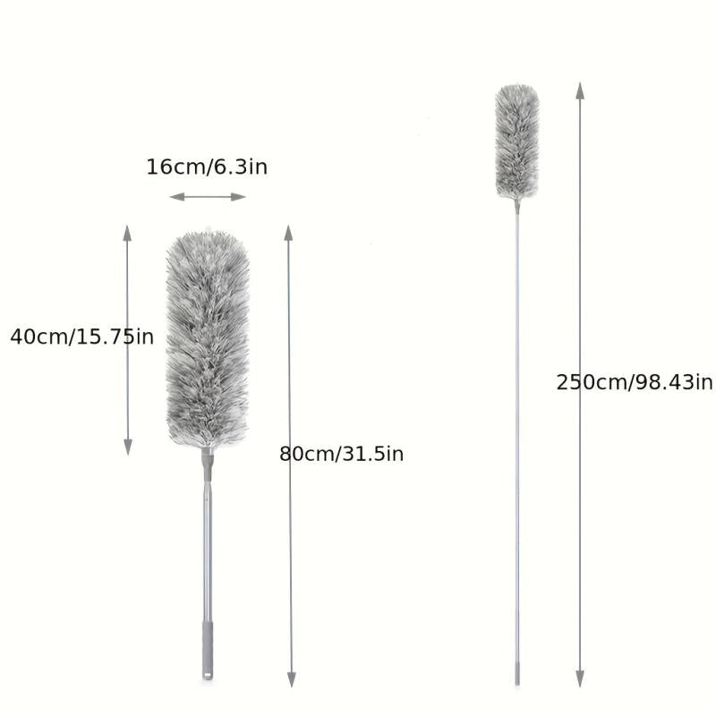 Microfiber Feather Duster with Long Handle for High Ceiling Cleaning