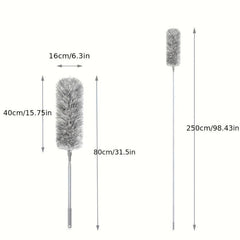 Microfiber Feather Duster with Long Handle for High Ceiling Cleaning