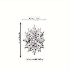 Canvas Poster Snowflake Decorative Painting Ideal Gift For Wall Art