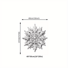 Canvas Poster Snowflake Decorative Painting Ideal Gift For Wall Art