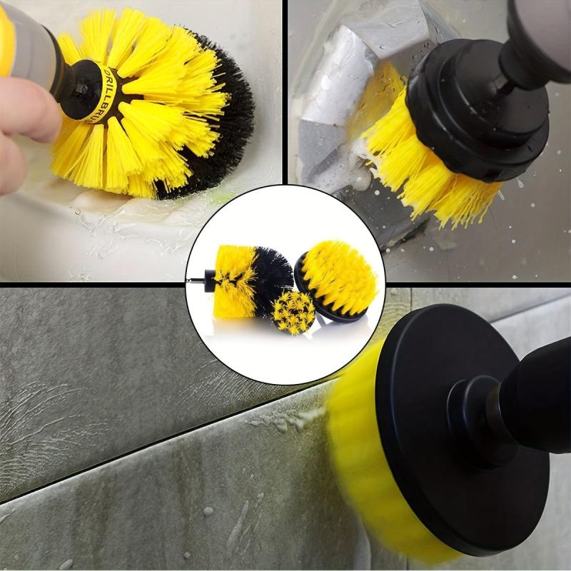 5pcs Drill Brush Set for Cleaning Doors and Windows