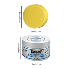 3pcs Shoes Cleaning Cream Sports Canvas Shoes Cleaner Stain Remover