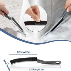 3 Pcs Crevice Cleaning Brush Bathroom Gap Grout Cleaner Tool