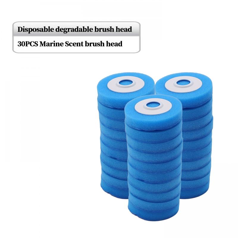 30pcs Disposable Toilet Cleaning Brush Wall Mounted Set Marine Lavender