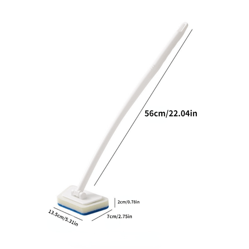 2pcs Long Handle Bathroom Wall Brush Household Floor Bathtub Cleaning Tools