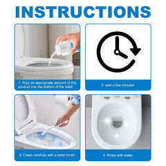 Toilet Oxygen Cleaning Agent - Removes Stains & Dirt