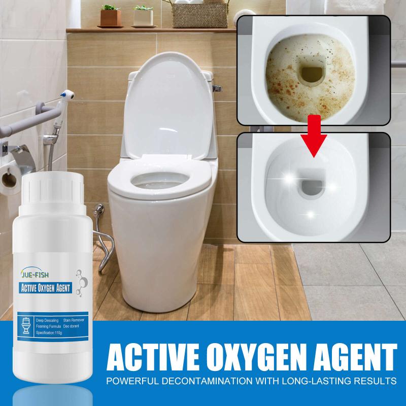 Toilet Oxygen Cleaning Agent - Removes Stains & Dirt
