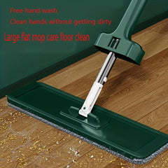 Lazy Flat Mop Hand washing Labor saving Mop Household Wood Floor Dry And Wet Dua