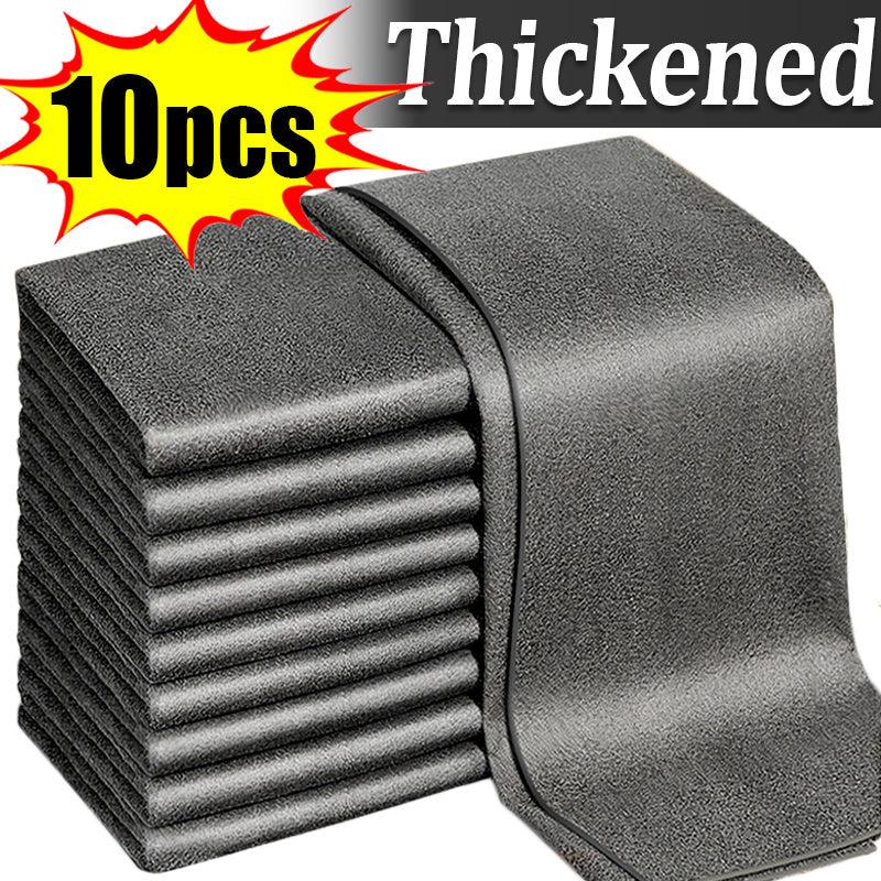 10pcs Magic Glass Wiping Rags Multifunctional Cleaning Cloths No Trace